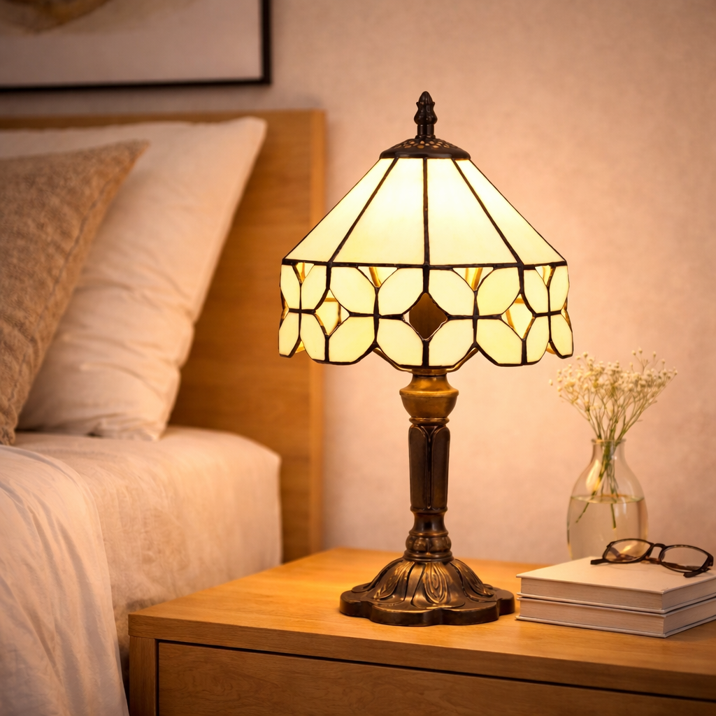 VerreChêne LumiTable Baroque E27 Elegant Retro Lamp
