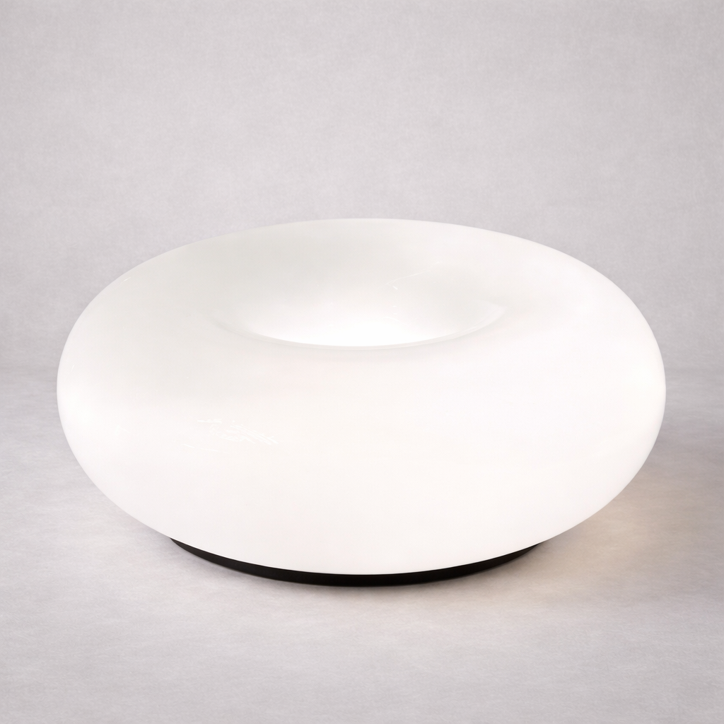 Lampe de table design donut LED dimmable