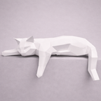 ChatÉlégant DecoCat modern minimalist decorative sculpture