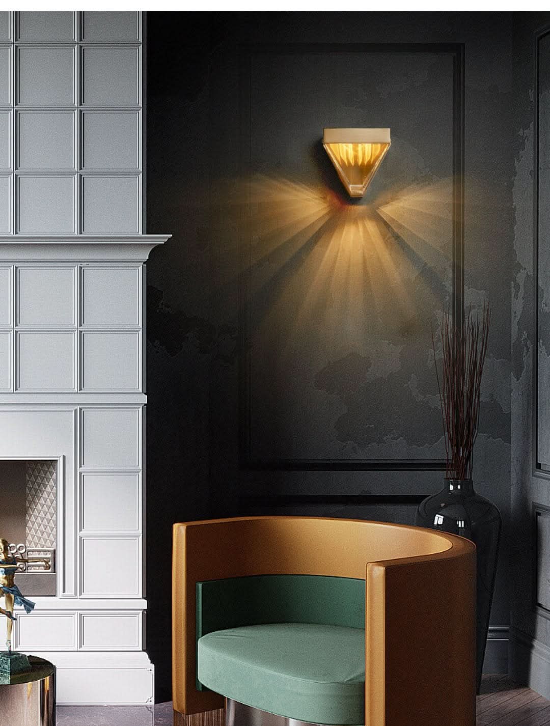 GeoLume Modern Geometric LED Wall Light