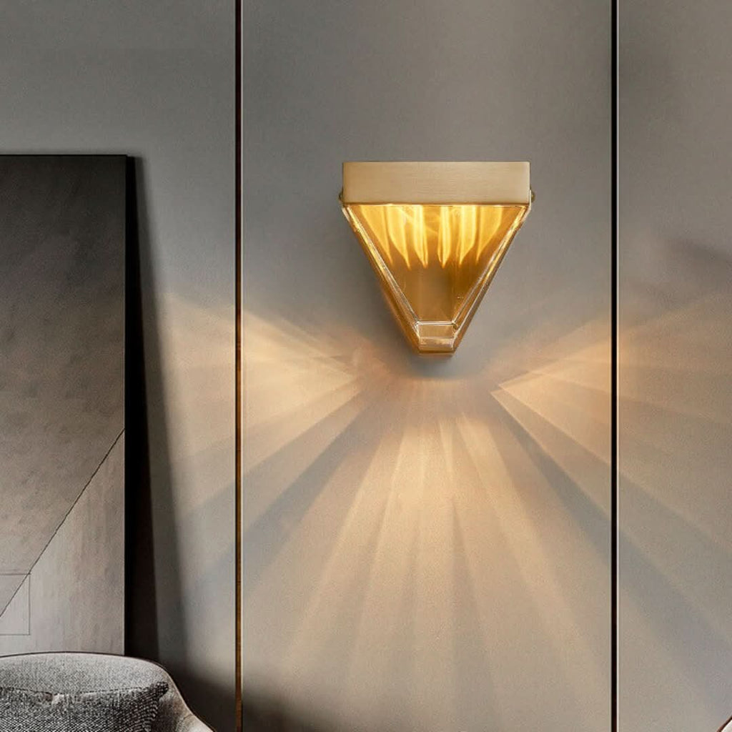 GeoLume Modern Geometric LED Wall Light