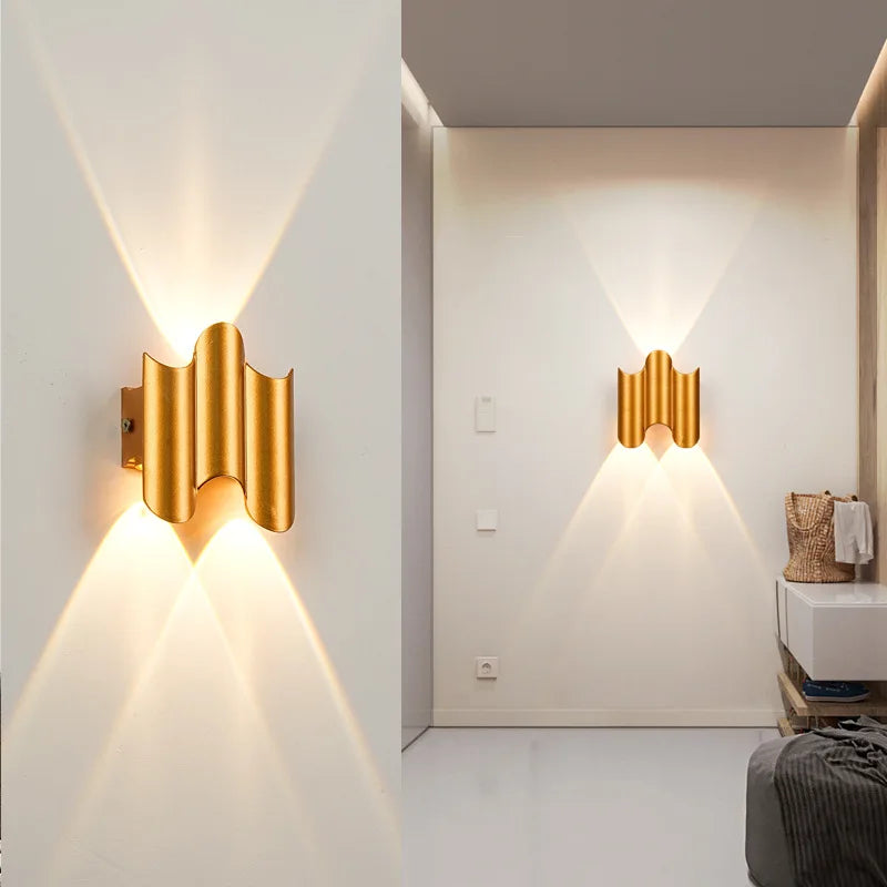 AluLume Applique Murale LED Moderne en Aluminium