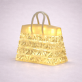 SacLumière GemGlow Decorative Bag Design LED Lamp