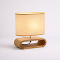 LumiBois ScandiLamp Minimalist Wood Table Lamp