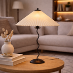 OndeLumière ModernWave lampe design ondulé moderne LED