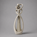 AmourSculpt Serene Embrace Romantic Decorative Sculpture