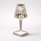 Rechargeable LED Table Lamp with Touch Sensor and Crystal Effect