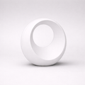 Rechargeable multicolor LED ring lamp with lighting modes