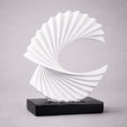 LuneÉlégance LunarGrace Modern Moon Decorative Sculpture