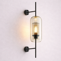 GlobeLumière Industrial Glass Spherical Design Wall Sconce