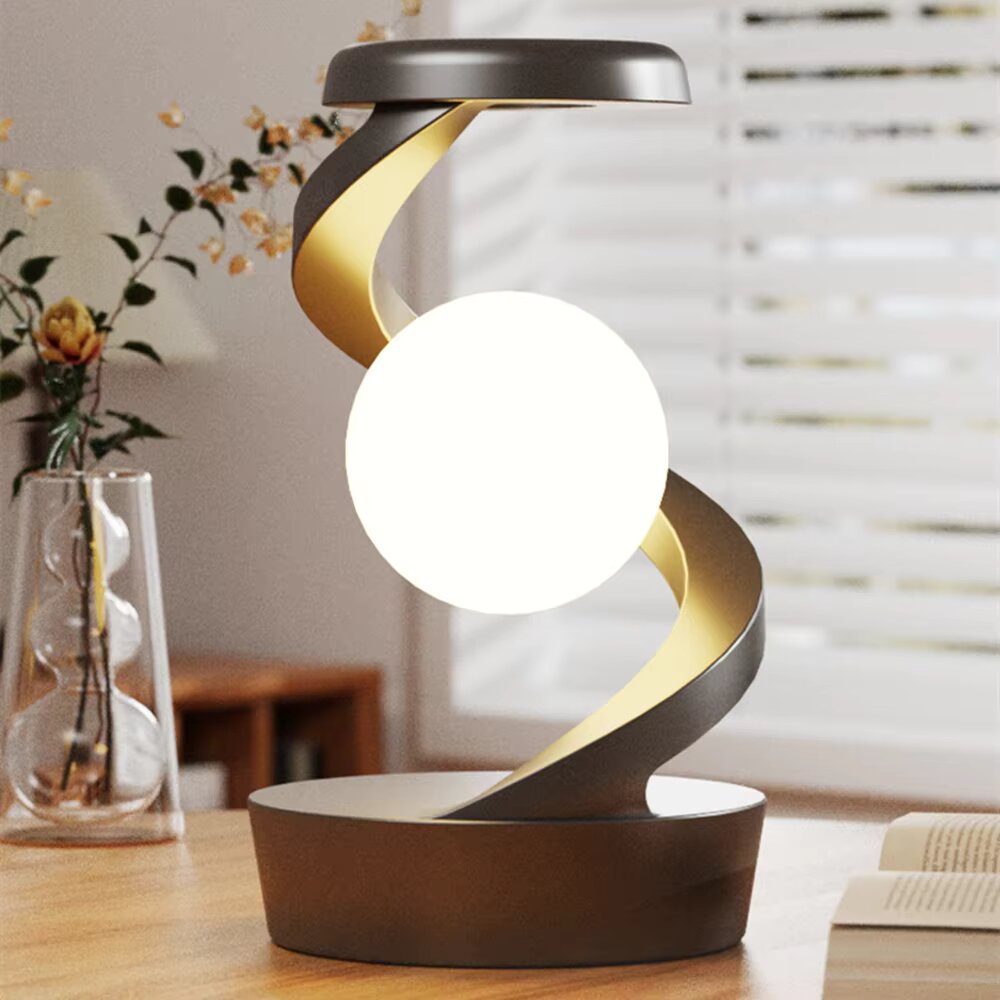 HoverBeam Lampe Flottante LED avec Chargeur Sans Fil