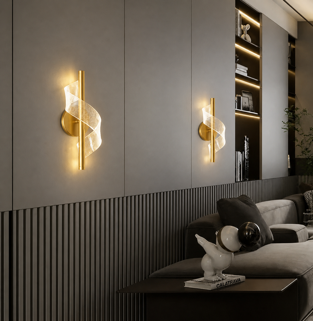 SpiraLume Applique Murale LED Spirale Moderne