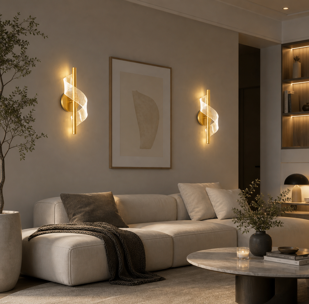 SpiraLume Applique Murale LED Spirale Moderne