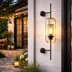 GlobeLumière Wall Light Industrial Glass Spherical Design