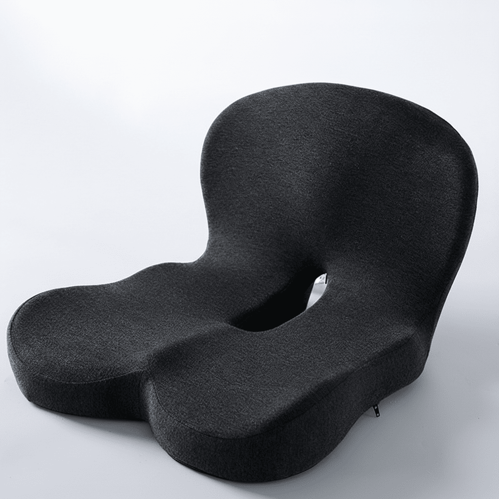ErgoNest Memory Foam Seat Cushion with Washable Cover for Office Car