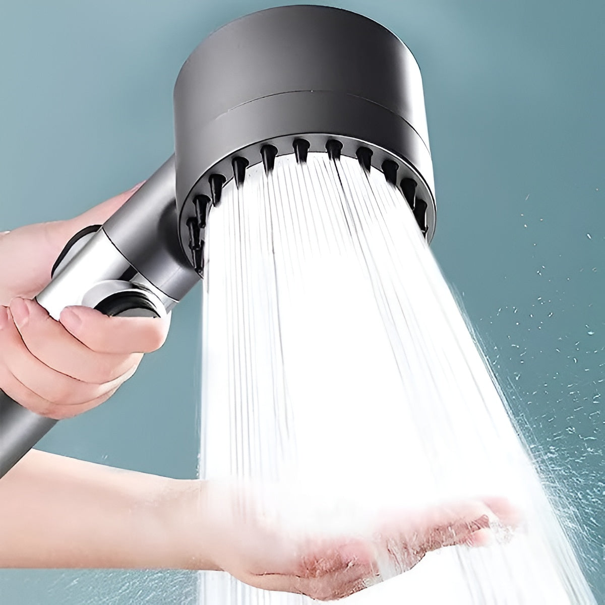 High-Pressure Filtered Showerhead with Flow Control and 9-Layer Filtration