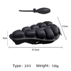 RideCloud Ergonomic Bike Seat Cushion with Shock-Absorbing Comfort Pad