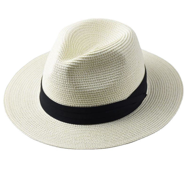 Men's Panama Straw Summer Hat Wide Brim Lightweight