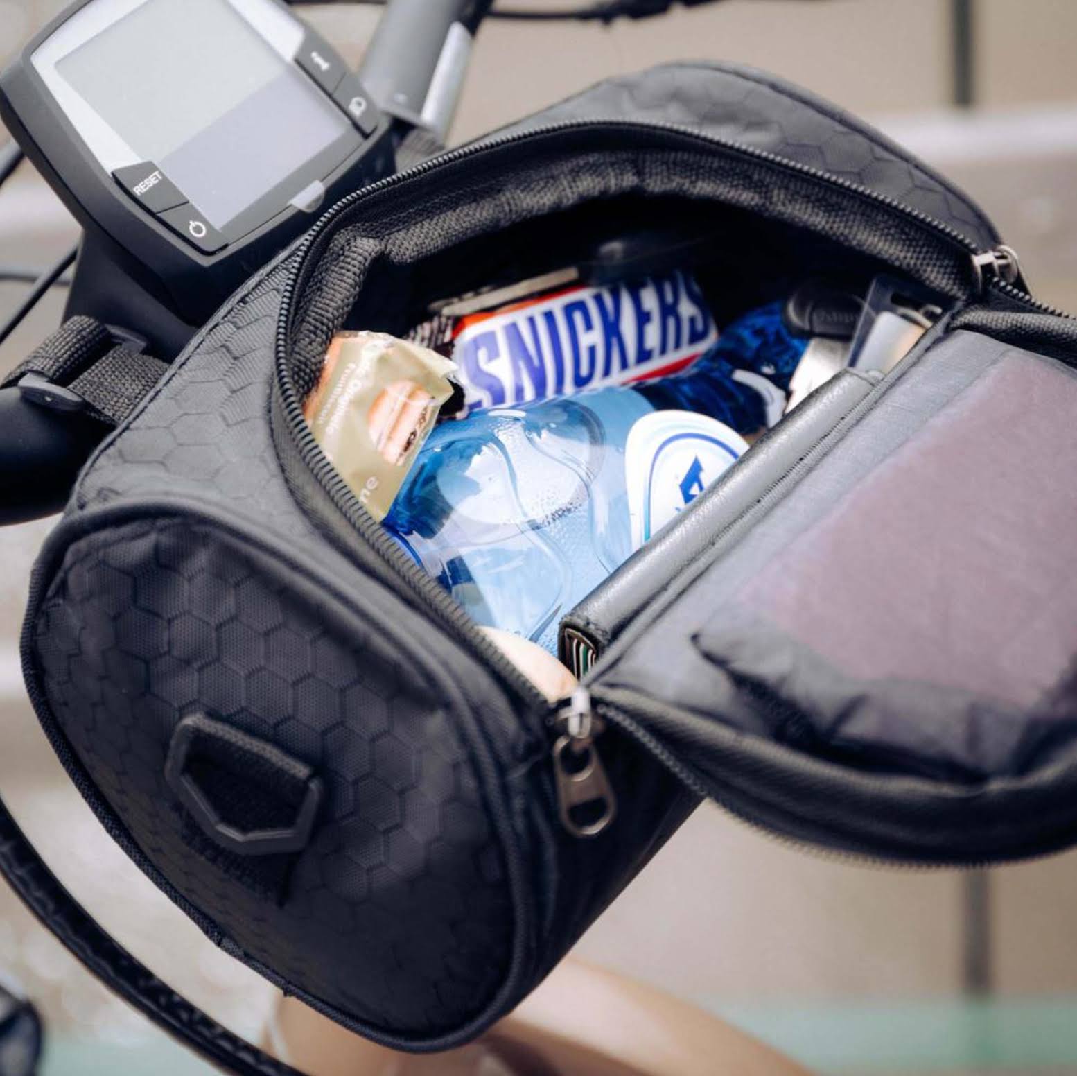 RideVault Waterproof Bike Frame Bag with Touchscreen Phone Pocket