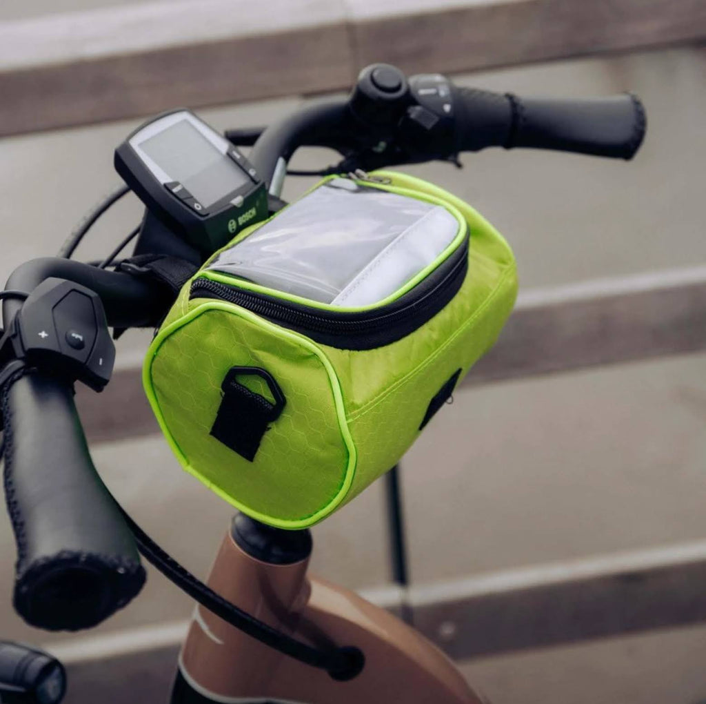 RideVault Waterproof Bike Frame Bag with Touchscreen Phone Pocket