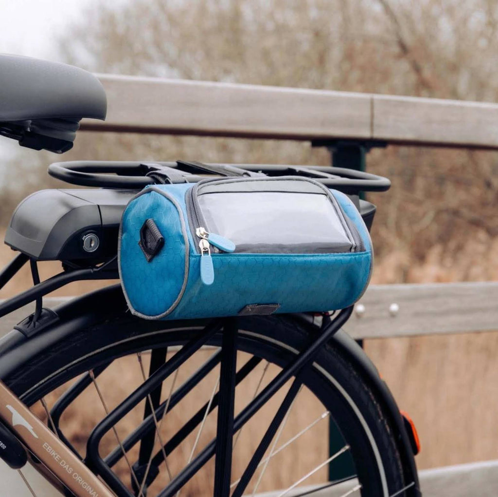 RideVault Waterproof Bike Frame Bag with Touchscreen Phone Pocket