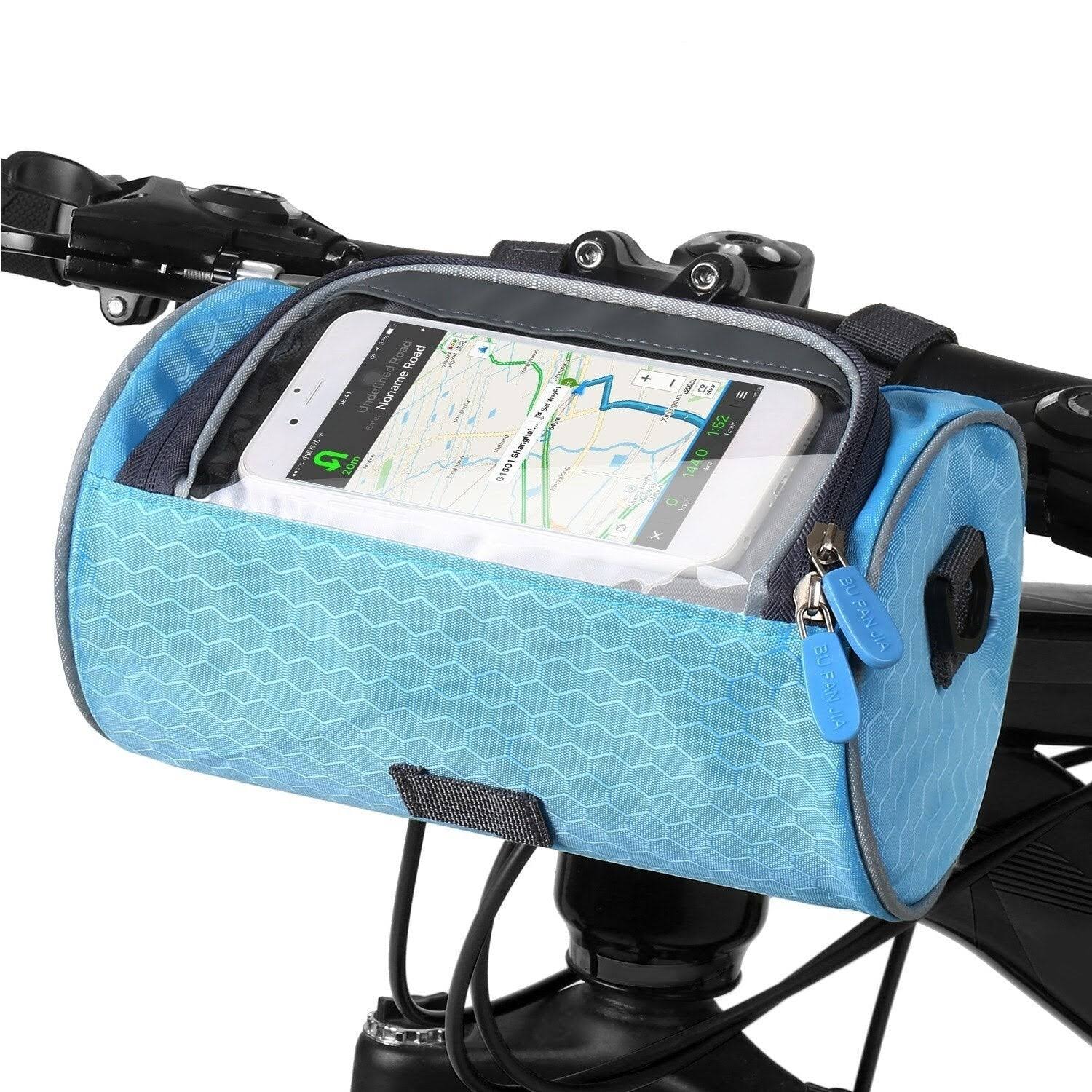 RideVault Waterproof Bike Frame Bag with Touchscreen Phone Pocket