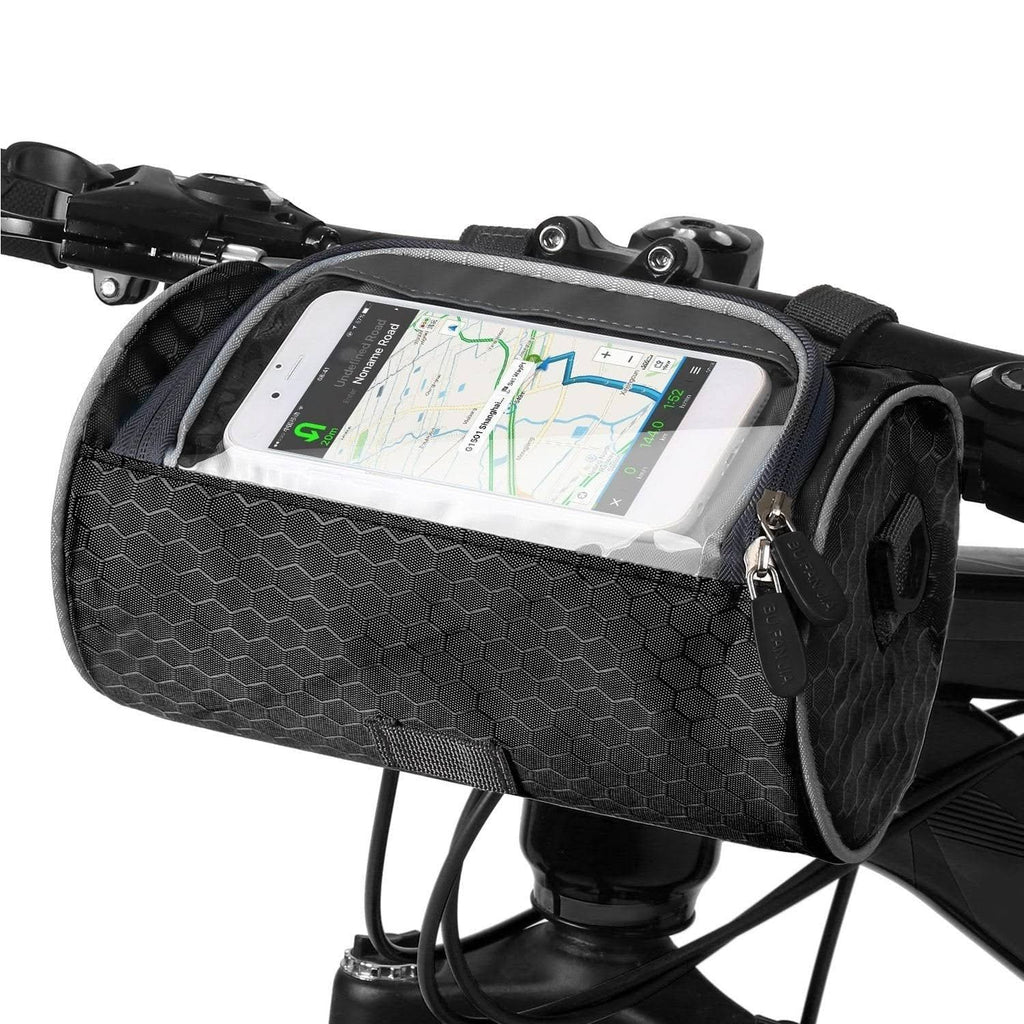 RideVault Waterproof Bike Frame Bag with Touchscreen Phone Pocket