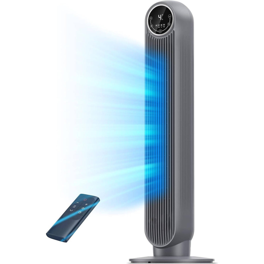 AirFlow Pro Bladeless Tower Fan with 8 Speed Settings and 90 Degree Oscillation