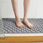 GripFlow Non Slip Shower Mat with Suction Cups for Bathtub and Shower