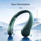 CoolNeck Wearable Air Circulation Fan - Hands Free, 5 Speed Settings
