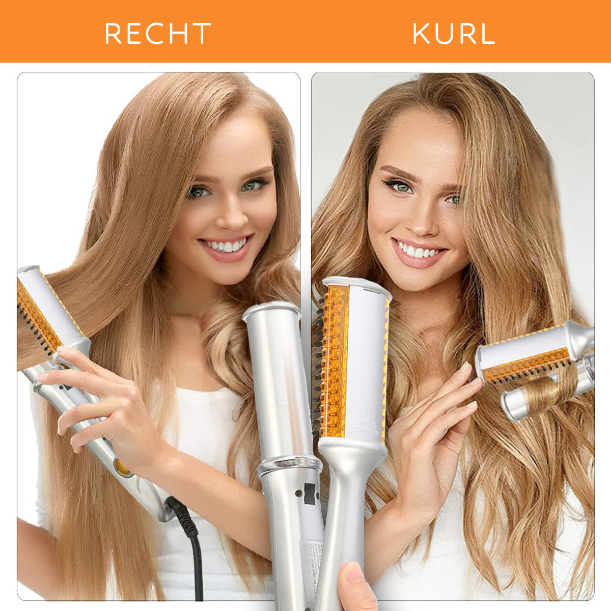 StyleFusion 2 in 1 Hair Styler Curling and Straightening Tool