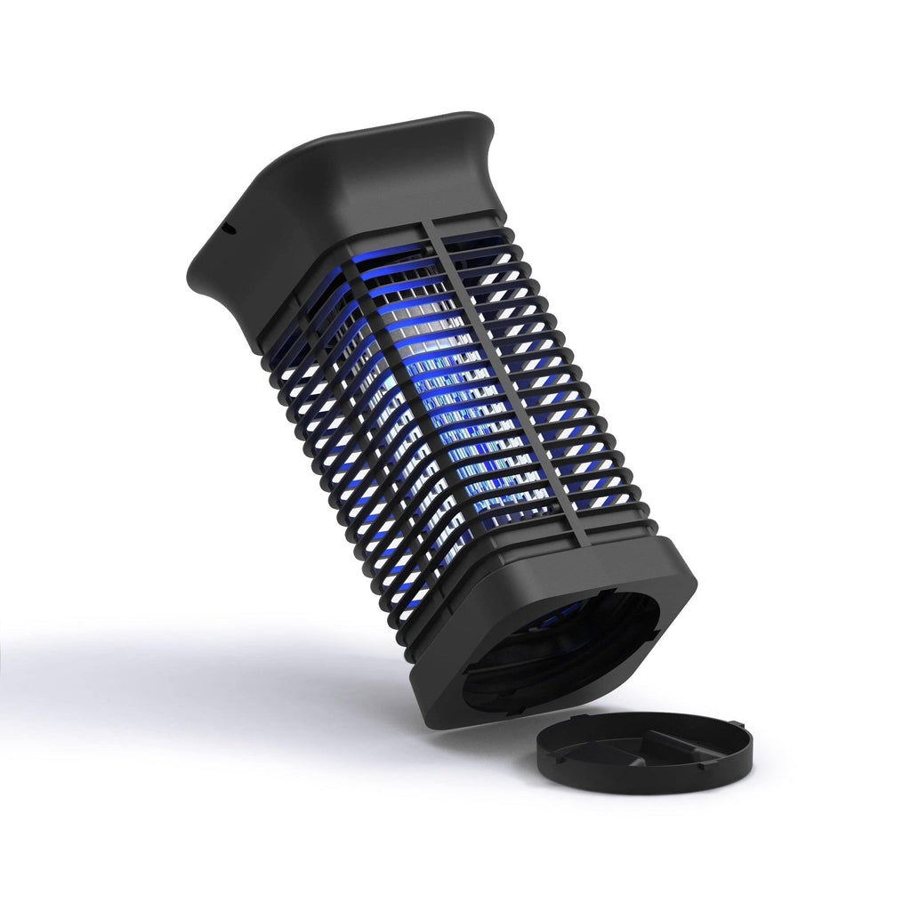 UV Grid Flying Insect Eliminator with Steel Grid and Removable Insect Trap
