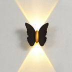 Nature-Inspired Butterfly Outdoor Wall Light - Warm White LED