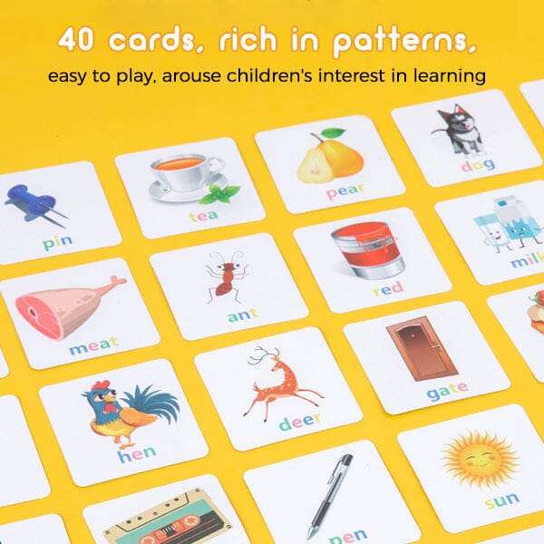 Early Learner Wooden Letter Matching & Spelling Set with Cards and Puzzles