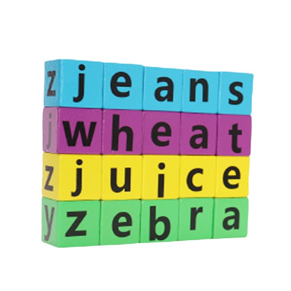 Early Learner Wooden Letter Matching & Spelling Set with Cards and Puzzles