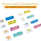 Early Learner Wooden Letter Matching & Spelling Set with Cards and Puzzles