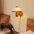 BoisLume Wall Light Wood Mushroom Style