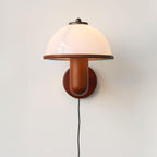 BoisLume Applique Murale Bois Style Champignon