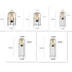 Fuméria Table Lamp Smoked Glass Modern Minimalist Design