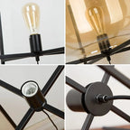 Fuméria Lampe à Poser Verre Fumé Design Moderne Minimaliste