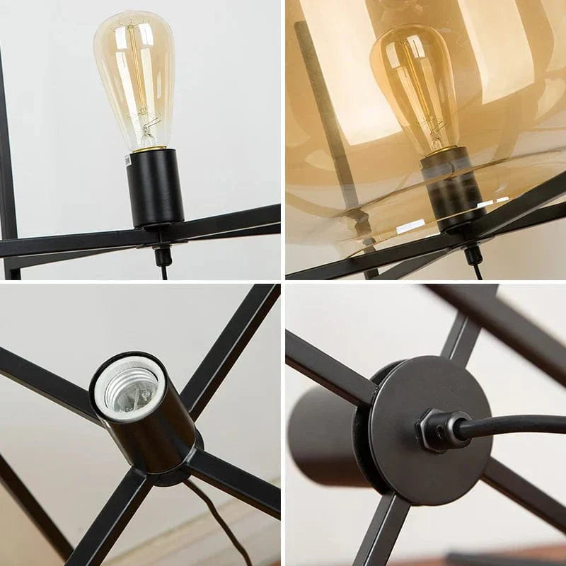 Fuméria Table Lamp Smoked Glass Modern Minimalist Design