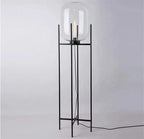 Fuméria Lampe à Poser Verre Fumé Design Moderne Minimaliste