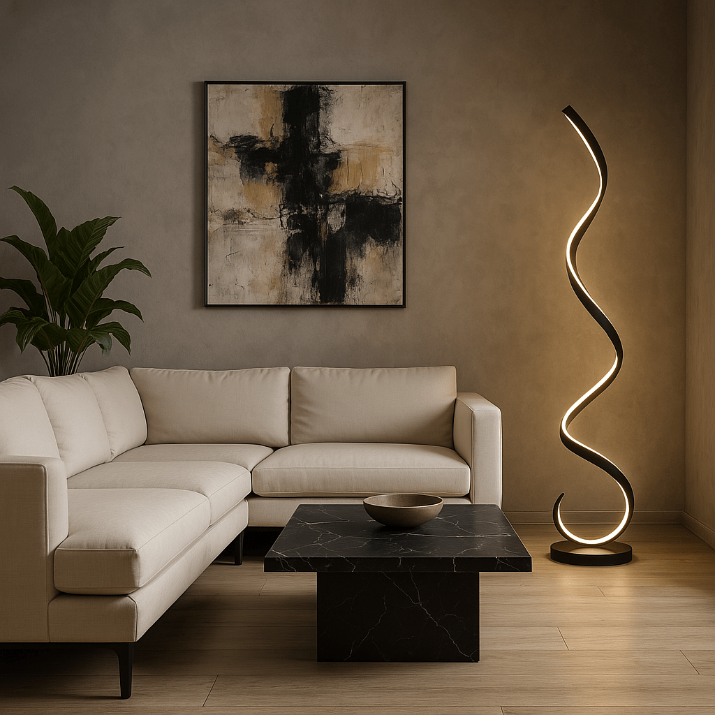 Luméra Arc Élégant Lampadaire LED Moderne Télécommandé
