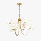 LotusDoré Suspension Elegant Floral Glass Light