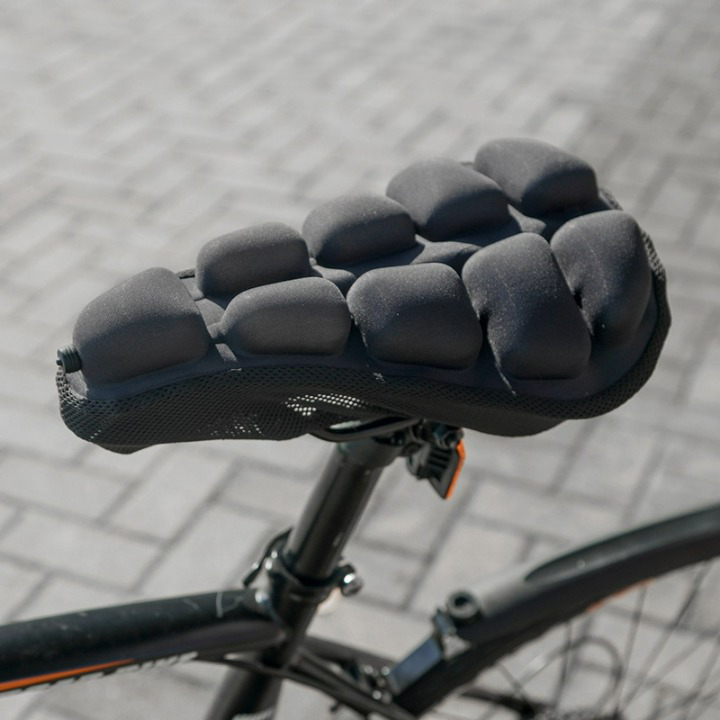 RideCloud Ergonomic Bike Seat Cushion with Shock-Absorbing Comfort Pad