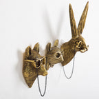 Orvani Animal Head Wall Decoration in Resin