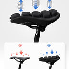 RideCloud Ergonomic Bike Seat Cushion with Shock-Absorbing Comfort Pad
