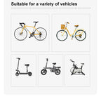 RideCloud Ergonomic Bike Seat Cushion with Shock-Absorbing Comfort Pad