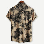 Briarhaven Floral Short Sleeve Shirt for Men Lightweight Summer Shirt