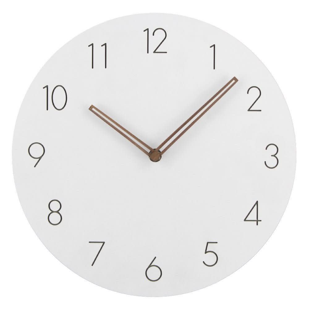Nordic Silent Wooden Wall Clock 29 cm